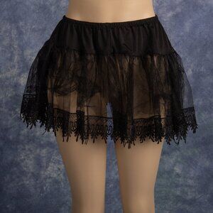 Rubie's Black Petticoat Sz S M